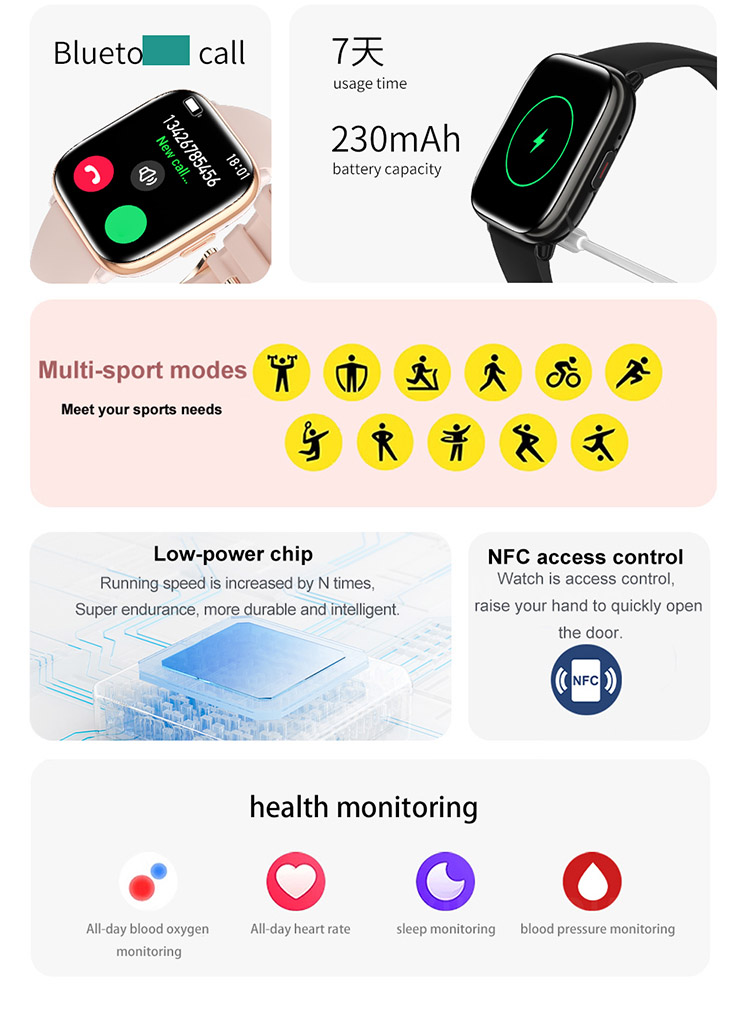 HD12 Bluetooth Calling Smartwatch